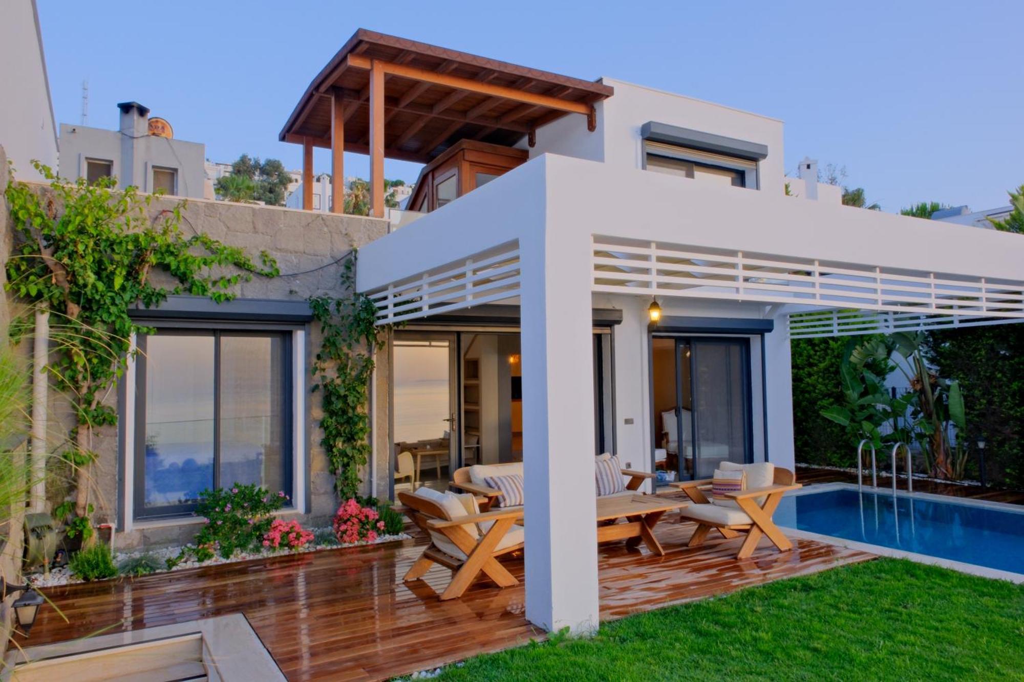 Kiralık Müstakil havuzlu lüx villa Bodrum Exterior foto